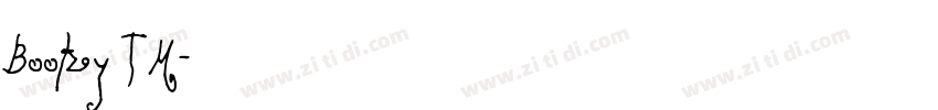 Bootzy TM字体转换